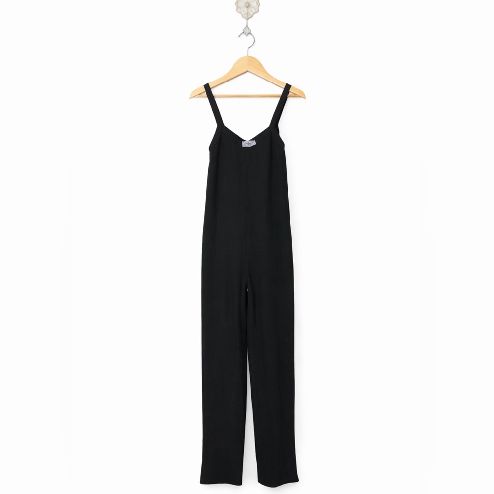 LÉGOE Heritage Blk Wide Leg Jumpsuit Lounge maternity/postpartum friendly Size 0